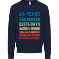 64th Birthday 64 Year Old Mens Sweatshirt Jumper Navy Blue