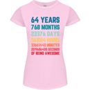 64th Birthday 64 Year Old Womens Petite Cut T-Shirt Light Pink