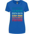 64th Birthday 64 Year Old Womens Wider Cut T-Shirt Royal Blue