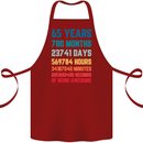 65th Birthday 65 Year Old Cotton Apron 100% Organic Maroon