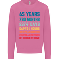 65th Birthday 65 Year Old Mens Sweatshirt Jumper Azalea