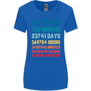 65th Birthday 65 Year Old Womens Wider Cut T-Shirt Royal Blue