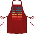 67th Birthday 67 Year Old Cotton Apron 100% Organic Maroon