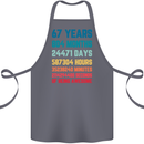 67th Birthday 67 Year Old Cotton Apron 100% Organic Steel