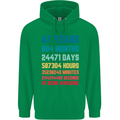 67th Birthday 67 Year Old Mens 80% Cotton Hoodie Irish Green