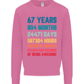 67th Birthday 67 Year Old Mens Sweatshirt Jumper Azalea