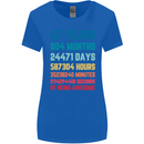 67th Birthday 67 Year Old Womens Wider Cut T-Shirt Royal Blue