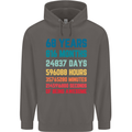 68th Birthday 68 Year Old Mens 80% Cotton Hoodie Charcoal