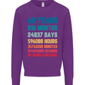 68th Birthday 68 Year Old Mens Sweatshirt Jumper Purple