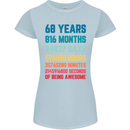 68th Birthday 68 Year Old Womens Petite Cut T-Shirt Light Blue