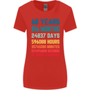 68th Birthday 68 Year Old Womens Wider Cut T-Shirt Red