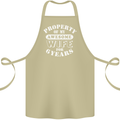 6 Year Wedding Anniversary 6th Funny Wife Cotton Apron 100% Organic Khaki