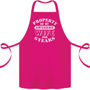 6 Year Wedding Anniversary 6th Funny Wife Cotton Apron 100% Organic Pink