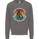 6 Year Wedding Anniversary 6th Marriage Mens Sweatshirt Jumper Charcoal