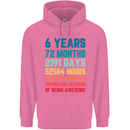 6th Birthday 6 Year Old Childrens Kids Hoodie Azalea