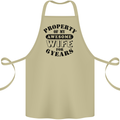 6th Wedding Anniversary 6 Year Funny Wife Cotton Apron 100% Organic Khaki