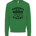 6th Wedding Anniversary 6 Year Funny Wife Mens Sweatshirt Jumper Irish Green