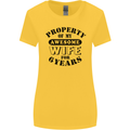 6th Wedding Anniversary 6 Year Funny Wife Womens Wider Cut T-Shirt Yellow