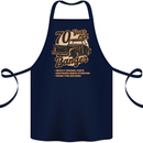70 Year Old Banger Birthday 70th Year Old Cotton Apron 100% Organic Navy Blue