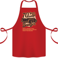 70 Year Old Banger Birthday 70th Year Old Cotton Apron 100% Organic Red