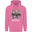70 Year Old Banger Birthday 70th Year Old Mens 80% Cotton Hoodie Azelea