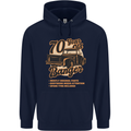 70 Year Old Banger Birthday 70th Year Old Mens 80% Cotton Hoodie Navy Blue