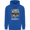 70 Year Old Banger Birthday 70th Year Old Mens 80% Cotton Hoodie Royal Blue