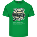 70 Year Old Banger Birthday 70th Year Old Mens Cotton T-Shirt Tee Top Irish Green