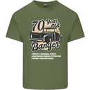70 Year Old Banger Birthday 70th Year Old Mens Cotton T-Shirt Tee Top Military Green