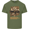 70 Year Old Banger Birthday 70th Year Old Mens Cotton T-Shirt Tee Top Military Green