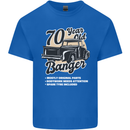 70 Year Old Banger Birthday 70th Year Old Mens Cotton T-Shirt Tee Top Royal Blue