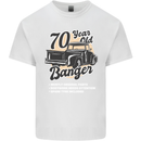 70 Year Old Banger Birthday 70th Year Old Mens Cotton T-Shirt Tee Top White