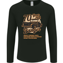 70 Year Old Banger Birthday 70th Year Old Mens Long Sleeve T-Shirt Black