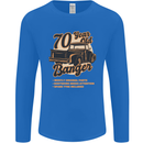 70 Year Old Banger Birthday 70th Year Old Mens Long Sleeve T-Shirt Royal Blue