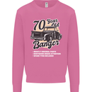 70 Year Old Banger Birthday 70th Year Old Mens Sweatshirt Jumper Azalea