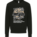 70 Year Old Banger Birthday 70th Year Old Mens Sweatshirt Jumper Black
