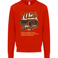 70 Year Old Banger Birthday 70th Year Old Mens Sweatshirt Jumper Bright Red