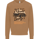 70 Year Old Banger Birthday 70th Year Old Mens Sweatshirt Jumper Caramel Latte