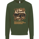 70 Year Old Banger Birthday 70th Year Old Mens Sweatshirt Jumper Forest Green