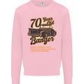 70 Year Old Banger Birthday 70th Year Old Mens Sweatshirt Jumper Light Pink