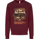 70 Year Old Banger Birthday 70th Year Old Mens Sweatshirt Jumper Maroon