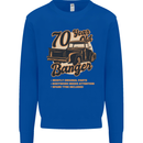 70 Year Old Banger Birthday 70th Year Old Mens Sweatshirt Jumper Royal Blue