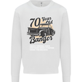 70 Year Old Banger Birthday 70th Year Old Mens Sweatshirt Jumper White