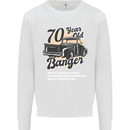 70 Year Old Banger Birthday 70th Year Old Mens Sweatshirt Jumper White