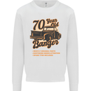 70 Year Old Banger Birthday 70th Year Old Mens Sweatshirt Jumper White