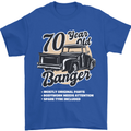 70 Year Old Banger Birthday 70th Year Old Mens T-Shirt 100% Cotton Royal Blue