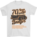 70 Year Old Banger Birthday 70th Year Old Mens T-Shirt 100% Cotton White