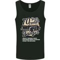 70 Year Old Banger Birthday 70th Year Old Mens Vest Tank Top Black