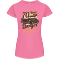 70 Year Old Banger Birthday 70th Year Old Womens Petite Cut T-Shirt Azalea