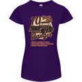 70 Year Old Banger Birthday 70th Year Old Womens Petite Cut T-Shirt Purple